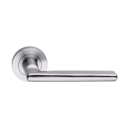 FIXED DOOR HANDLE / SINGLE-SIDED / LINEAR / BRASS