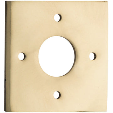 Adaptor Plate Pair Square Rose Polished Brass H60xW60mm in Polished Brass