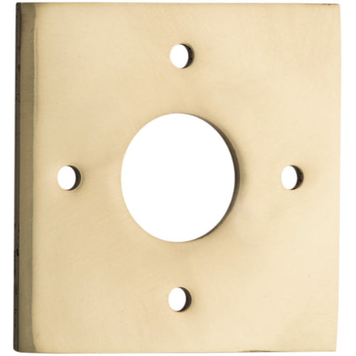 Adaptor Plate Pair Square Rose Polished Brass H60xW60mm in Polished Brass