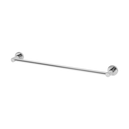 Stream Single Towel Rail - 600mm in Chrome Plated