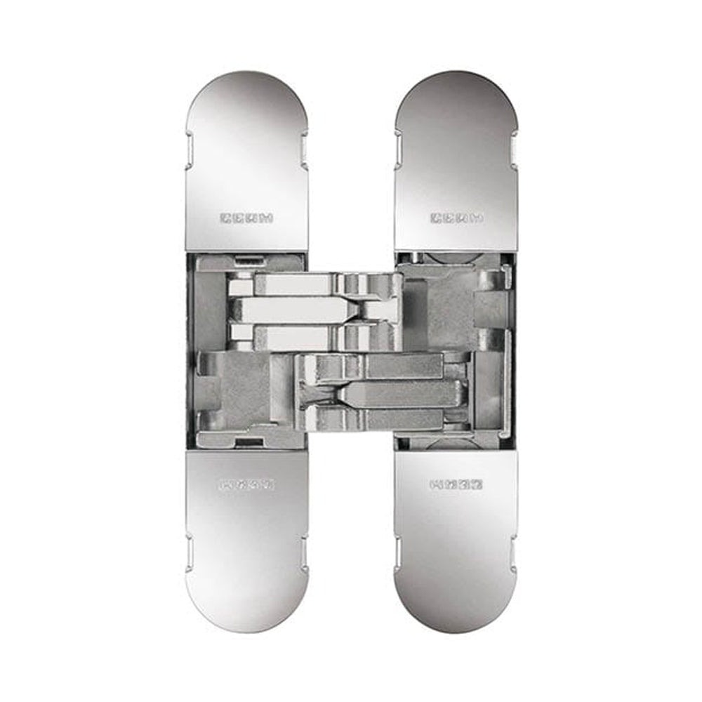 48kg Fully Concealed 3D Hinge: NI in Nickel