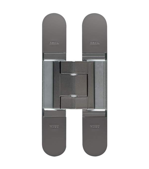 75Kg Fully Concealed 3D Hinge – Satin Nickel in Satin Nickel