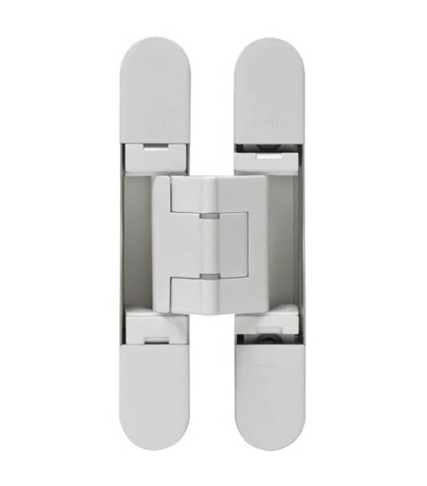 75Kg Fully Concealed 3D Hinge – White in White