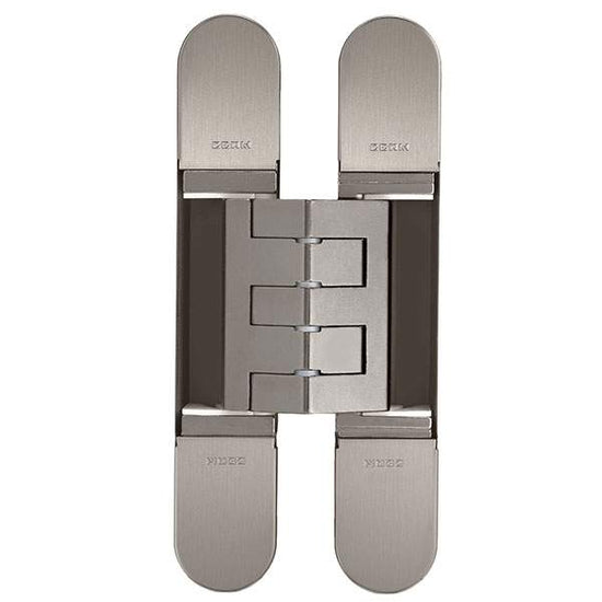 175Kg Fully Concealed 3D Hinge – Satin Nickel in Satin Nickel