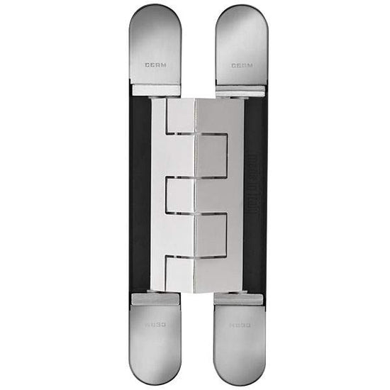 230Kg Fully Concealed 3D Hinge – Satin Nickel in Satin Nickel