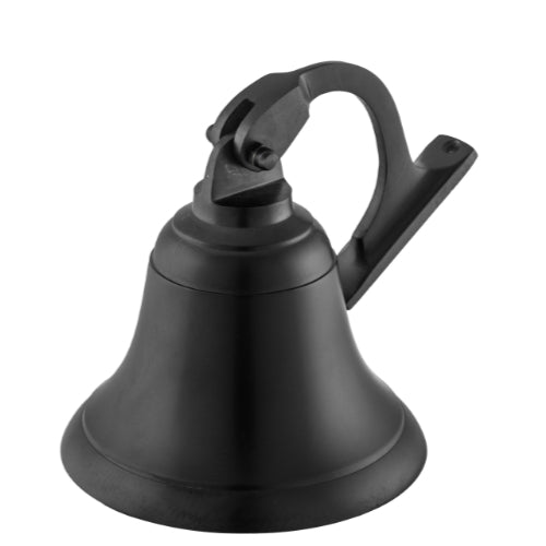 Ships Bell Matt Black D125mm in Matt Black