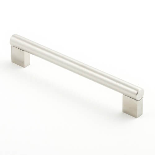 Castella Flute Cabinet Pull Handle in Satin Stainless