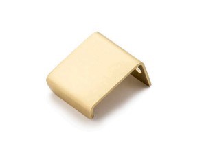 Ledge 30mm Solid Brass Pull in Satin Brass