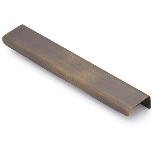 MINIMAL Ledge 200mm Solid Brass Lip Pull - Bronze in Bronze