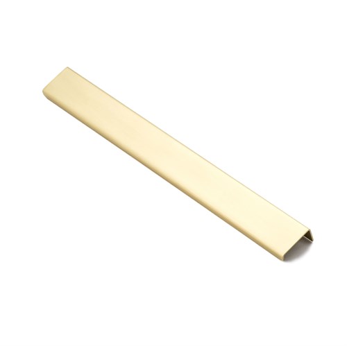 Ledge 300mm Solid Brass Pull in Satin Brass