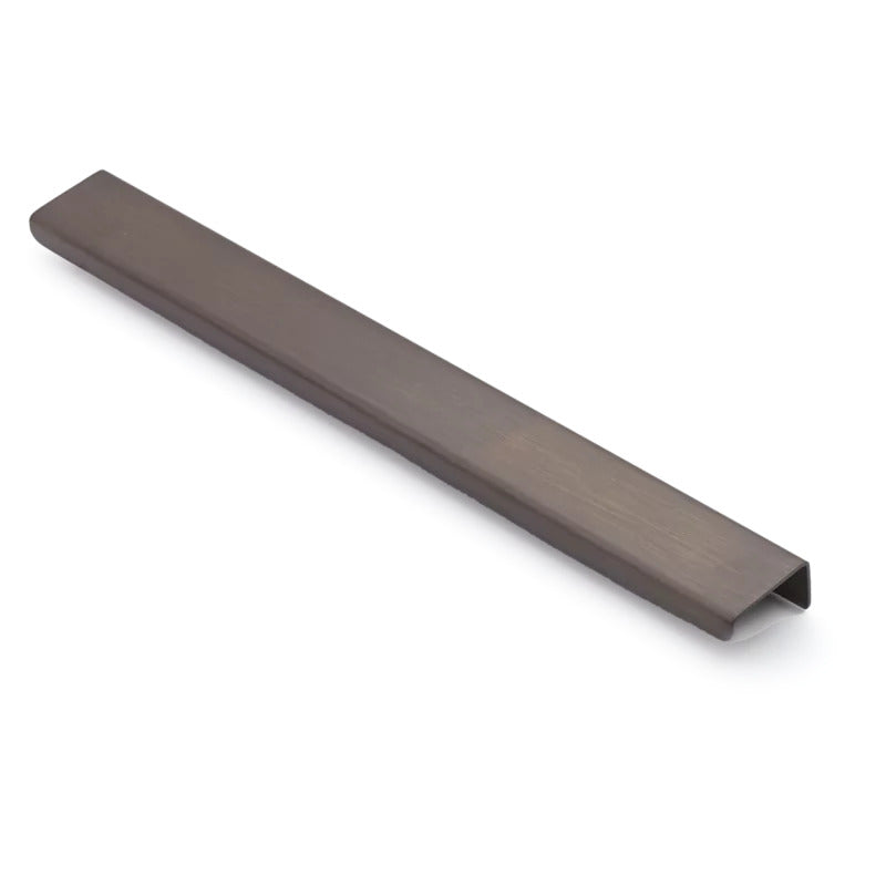 MINIMAL Ledge 300mm Solid Brass Lip Pull - Bronze in Bronze