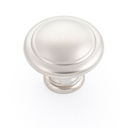 Windsor 30mm Knob  in Satin Nickel