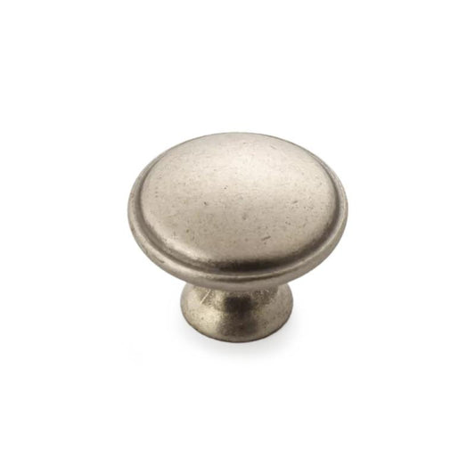 NOSTALGIA Century 30mm Round Knob - Pewter in Pewter