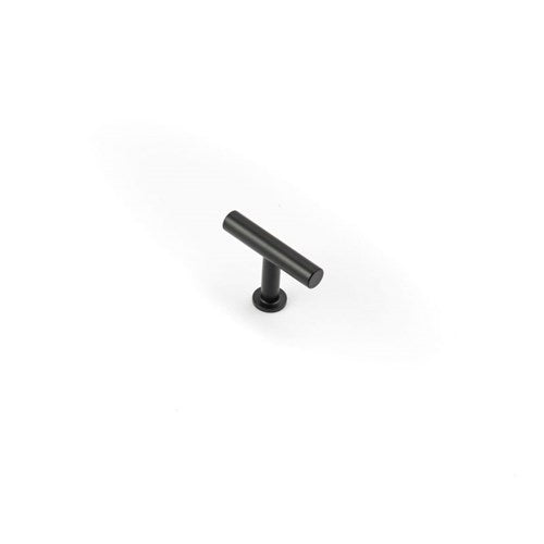 Castella Stirling 'T' Cabinet Knob in Matt Black