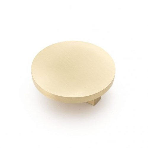 Gyre 60mm Knob in Brushed Brass