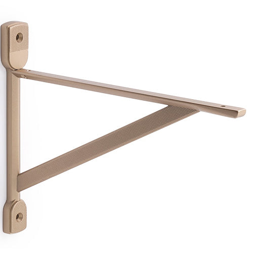 STATEMENT Monaco 250mm Shelf Bracket  - Matt Gold in Matt Gold