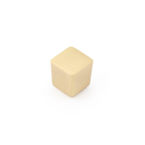 Castella Urbane Square Cabinet Knob in Brushed Gold