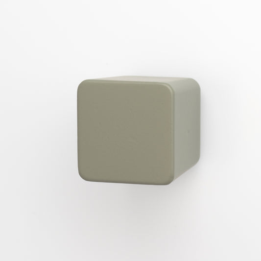 Urbane 25mm Square Knob in Dusty Olive