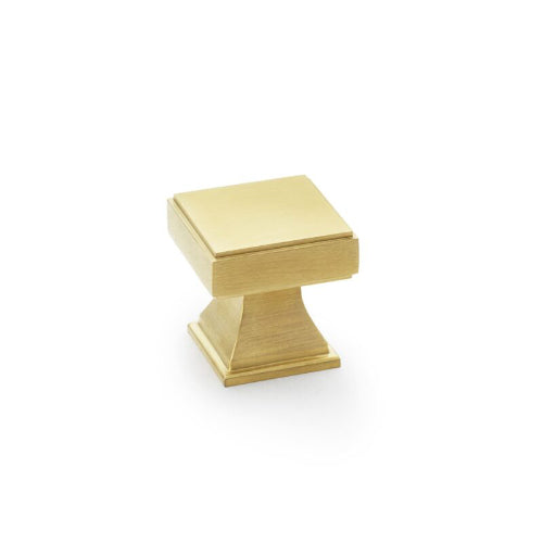 STUDIO Kensington 30mm Knob - Satin Brass PVD in Satin Brass PVD