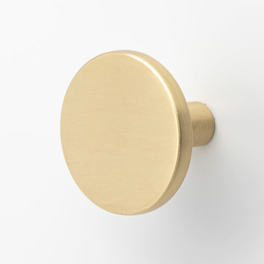 Reed 35mm Knob in Brushed Gold