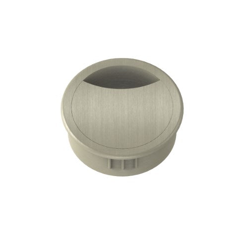 Cable Outlet - Zinc 22mm x Ø60mm Brushed Nickel in Satin Nickel