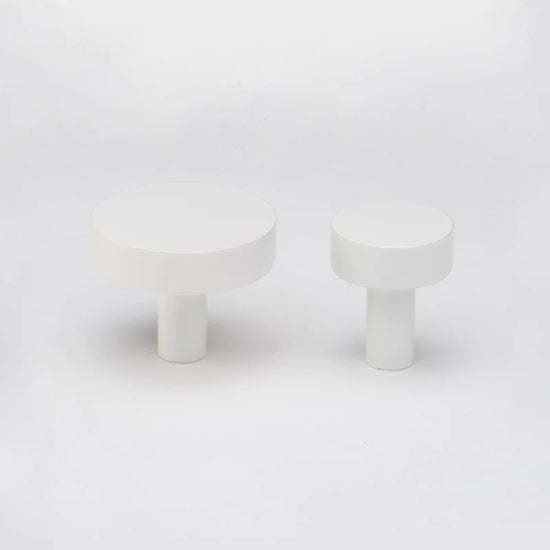 Lo & Co Ascot Knob in Matt White