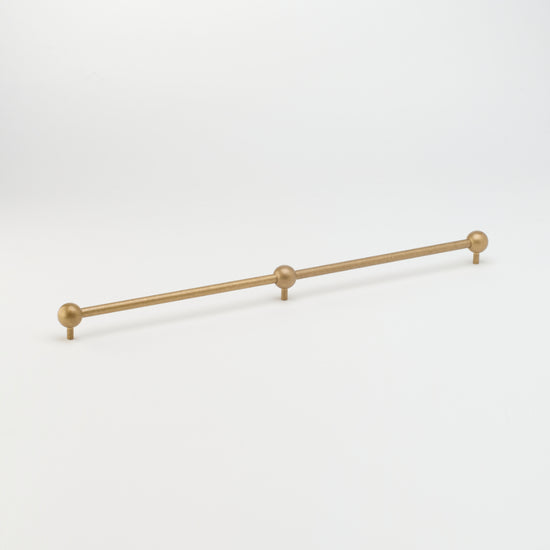 Lo & Co Sphere Appliance Pull in Tumbled Brass