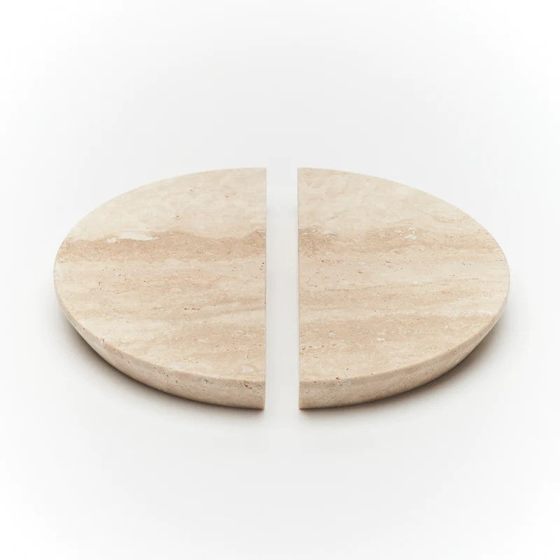 Arc Travertine Handle in Travertine Marble