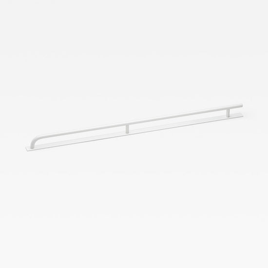 Lo & Co Brera Handle with Backplate White Large in White