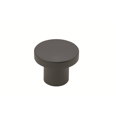 Cupboard Knob Osaka Matt Black P30xD38mm in Matt Black