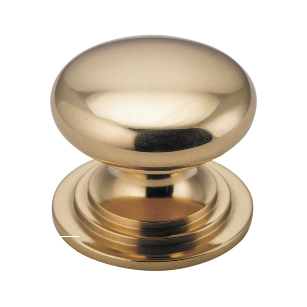 Cupboard Knob Sarlat Polished Brass P32xD38mm in Polished Brass