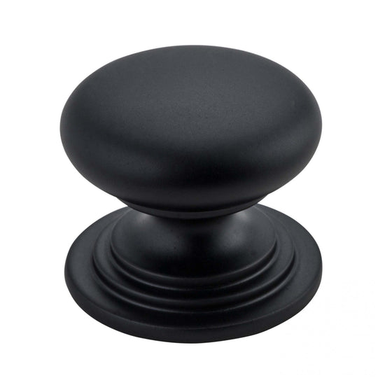 Cupboard Knob Sarlat Matt Black P27xD32mm in Matt Black