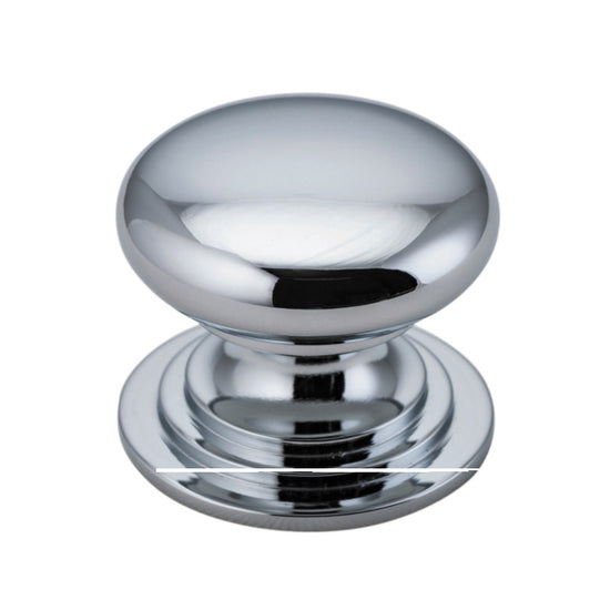 Cupboard Knob Sarlat Polished Chrome P27xD32mm in Polished Chrome