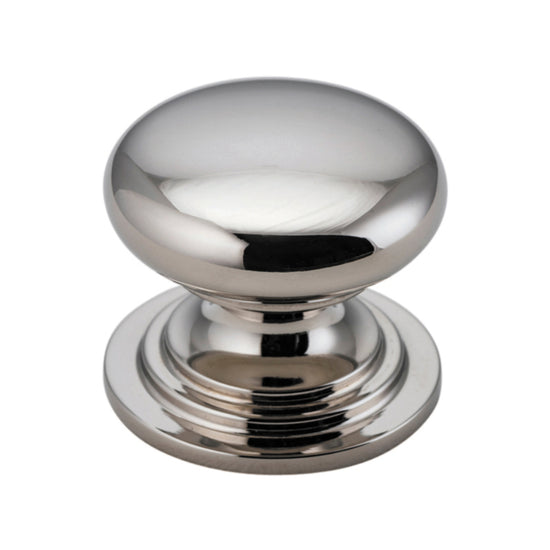 Cupboard Knob Sarlat Polished Nickel P27xD32mm in Polished Nickel