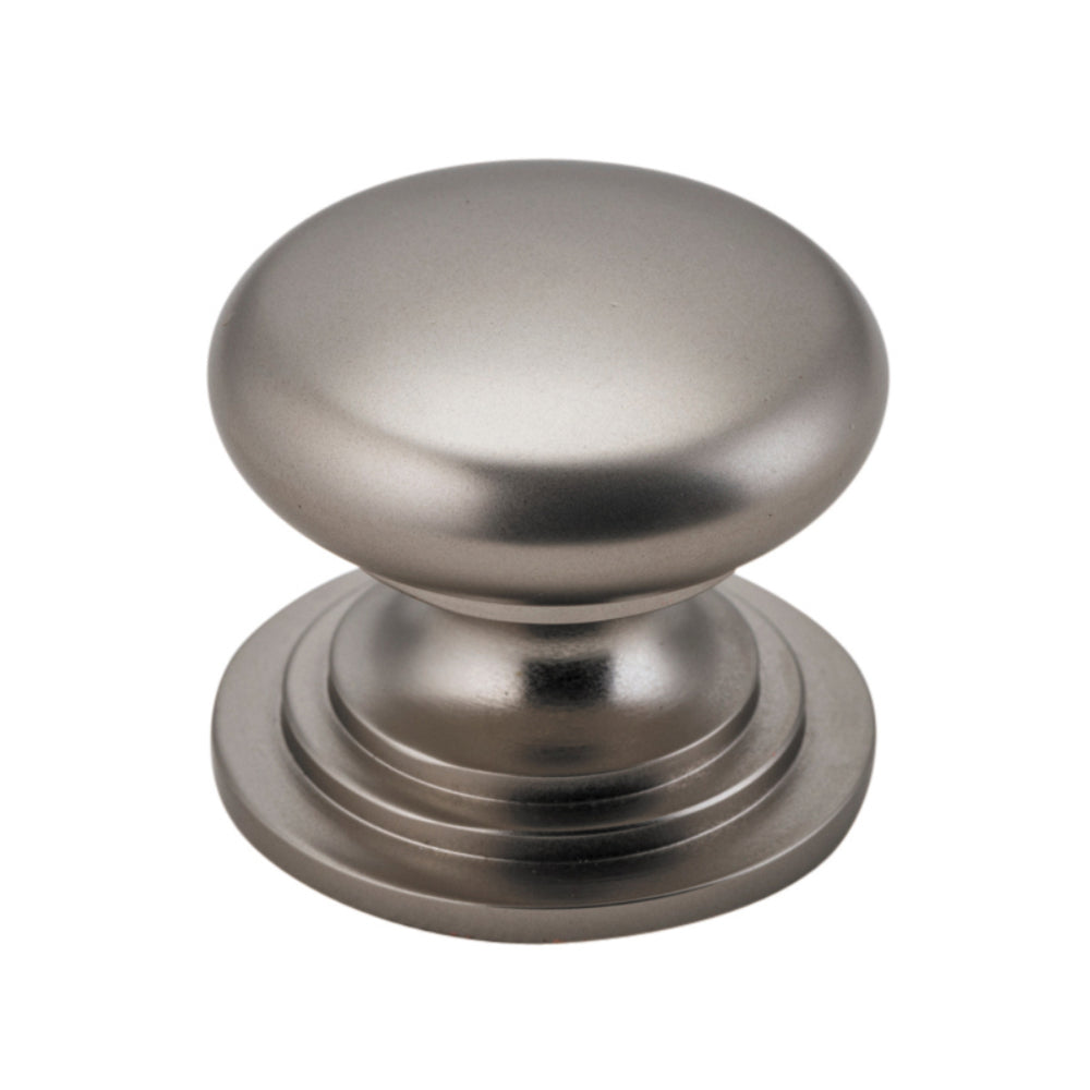 Cupboard Knob Sarlat Satin Nickel P27xD32mm in Satin Nickel