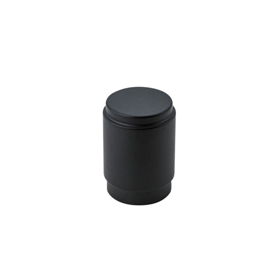 Cupboard Knob Berlin Matt Black P28xD20mm in Matt Black