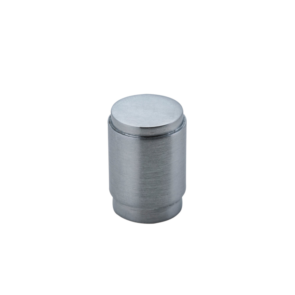 Cupboard Knob Berlin Brushed Chrome P28xD20mm in Brushed Chrome