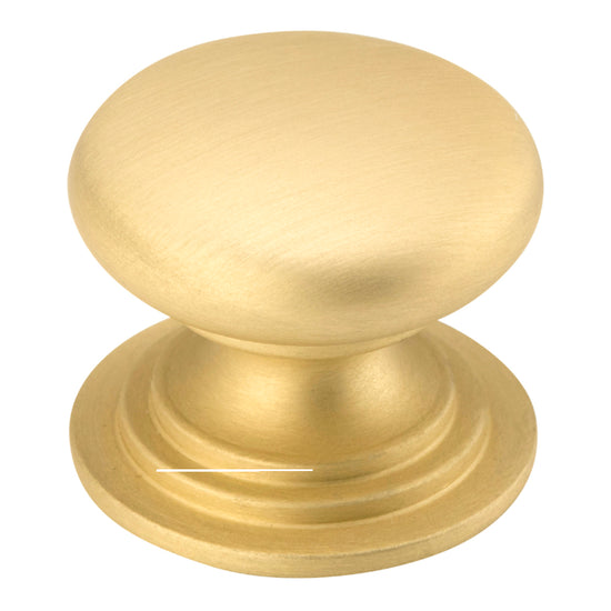 Cupboard Knob Sarlat Brushed Gold PVD P27xD32mm in Brushed Gold PVD