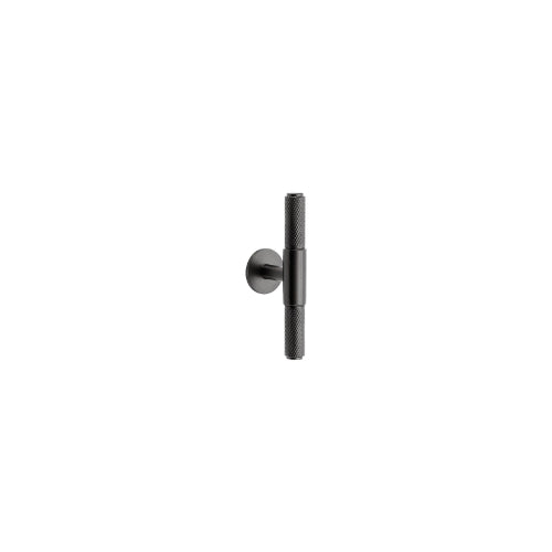 Zurich Knurled Cabinet T-Bar in Graphite Nickel