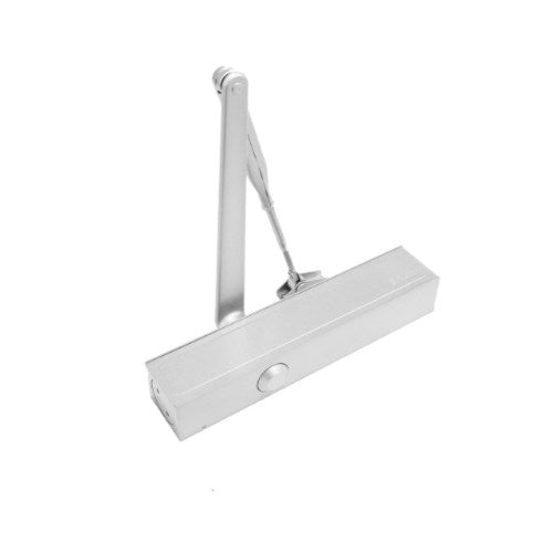 Briton 1130B Fire Rated Door Closer, Adjustable EN1-EN6 in Silver