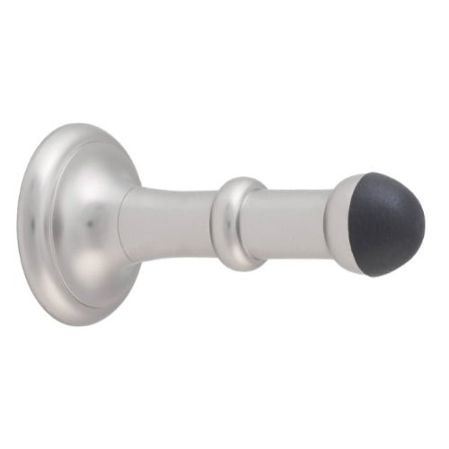 Door Stop Concealed Fix Small Satin Nickel D43xP80mm in Satin Nickel