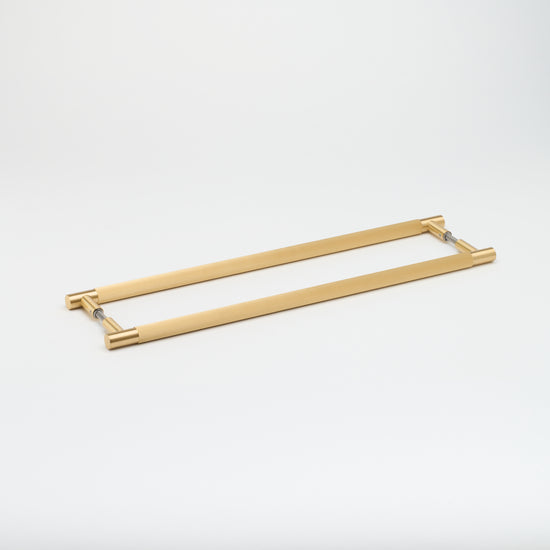 Lo & Co Linear Entry Pull in Brass