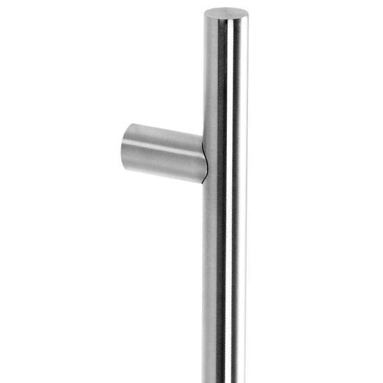 6200 Single Entrance Handle, Rear Disk Fix, 600mm x 32mm, CTC 440mm in Satin Stainless