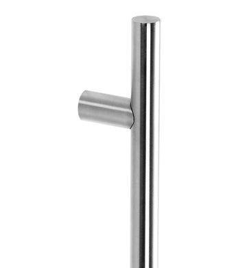 6200 Single Entrance Handle, Rear Disk Fix, 600mm x 32mm, CTC 440mm in Satin Stainless