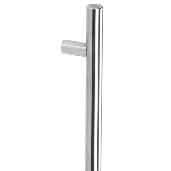 8340 Single Entrance Handle, Rear Disk Fix, 800mm x 32mm, CTC 640mm in Satin Stainless