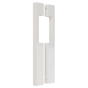 Pair Blade Pull 20mm wide x 50mm projection with cut out 600mm in Powder Coat Colour