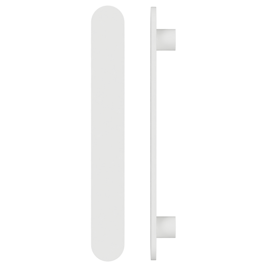 Single M21 Entrance Pull Handle, 10mm Face, H860mm x W60mm x CTC740mm in Custom Powder Coat