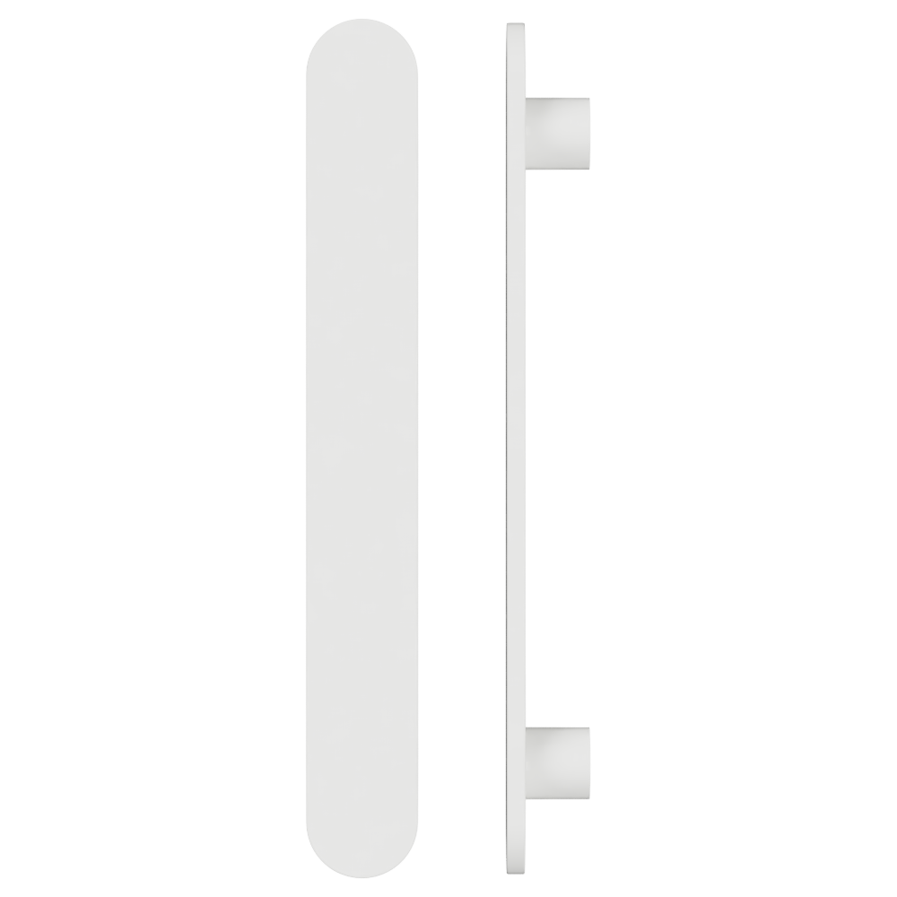 Single M21 Entrance Pull Handle, 10mm Face, H860mm x W60mm x CTC740mm in Custom Powder Coat