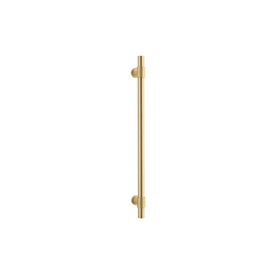 Pull Handle Helsinki Brushed Gold PVD L560xD22xP66mm BP35mm CTC450mm in Brushed Gold PVD