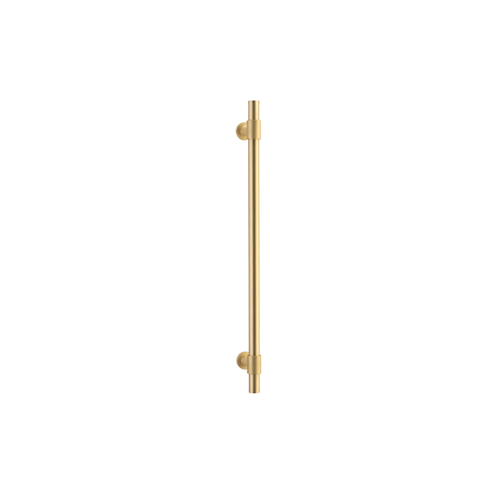 Pull Handle Helsinki Brushed Gold PVD L560xD22xP66mm BP35mm CTC450mm in Brushed Gold PVD